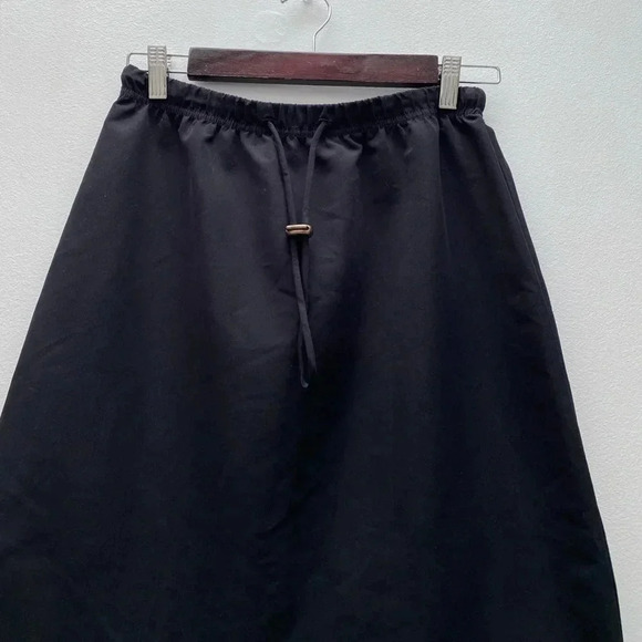 VINTAGE - Adjustable Drawstring Y2K Black Skirt - Picture 5 of 7